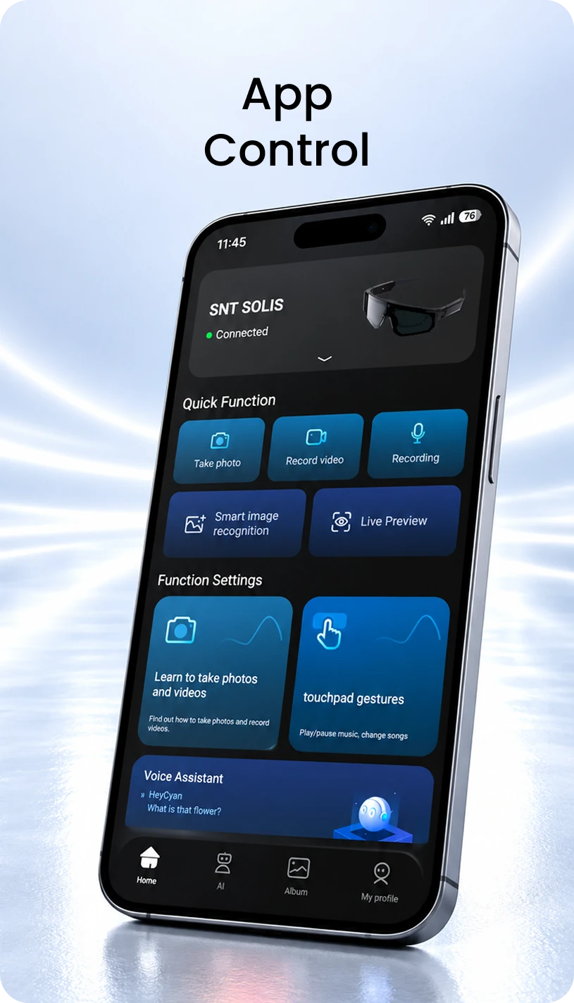 Companion app control