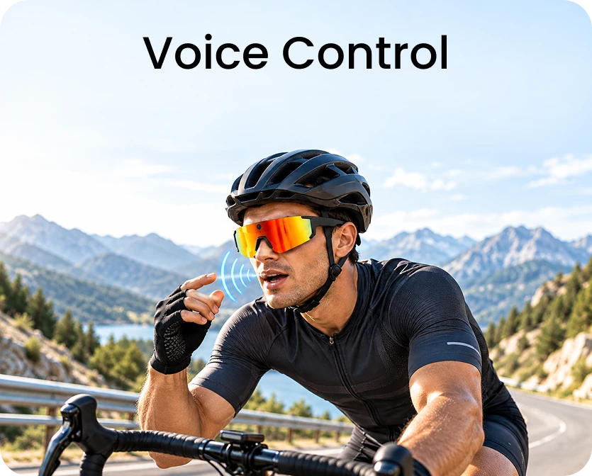 Voice control while cycling